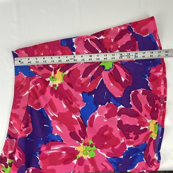 The Limited Women’s Lightweight Abstract Floral A-Line Lined Skirt Multicolor - Picture 4 of 9